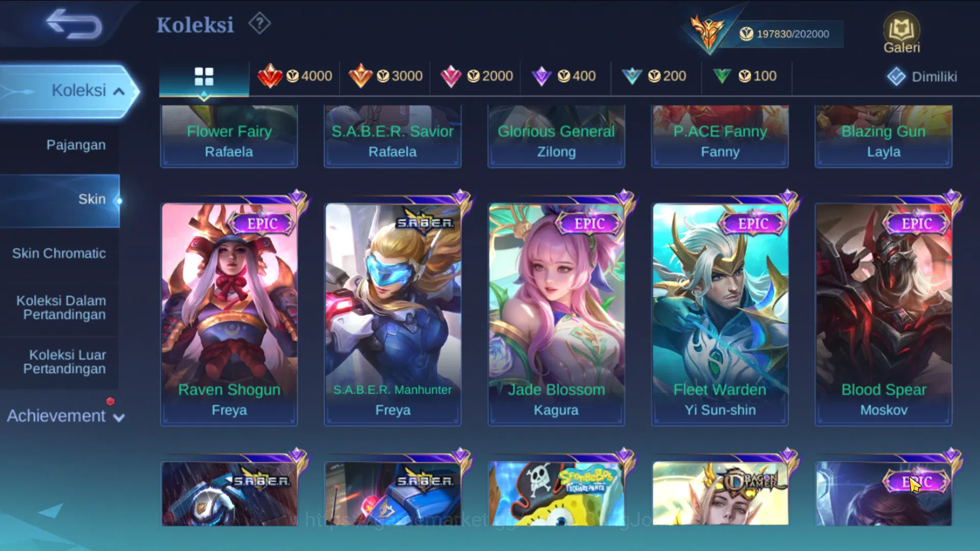 Mobile Legends: Bang Bang Accounts Hero 131|Skin 500|Legend Franco Valir|CC Ling|KOF image 19