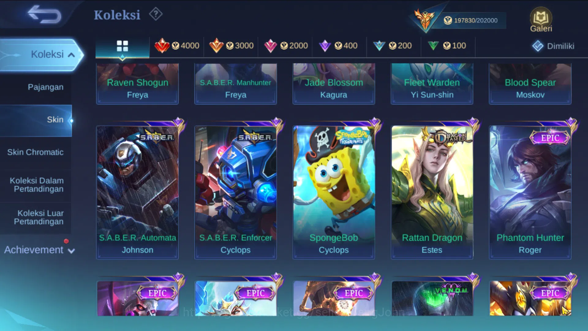 Mobile Legends: Bang Bang Accounts Hero 131|Skin 500|Legend Franco Valir|CC Ling|KOF image 20