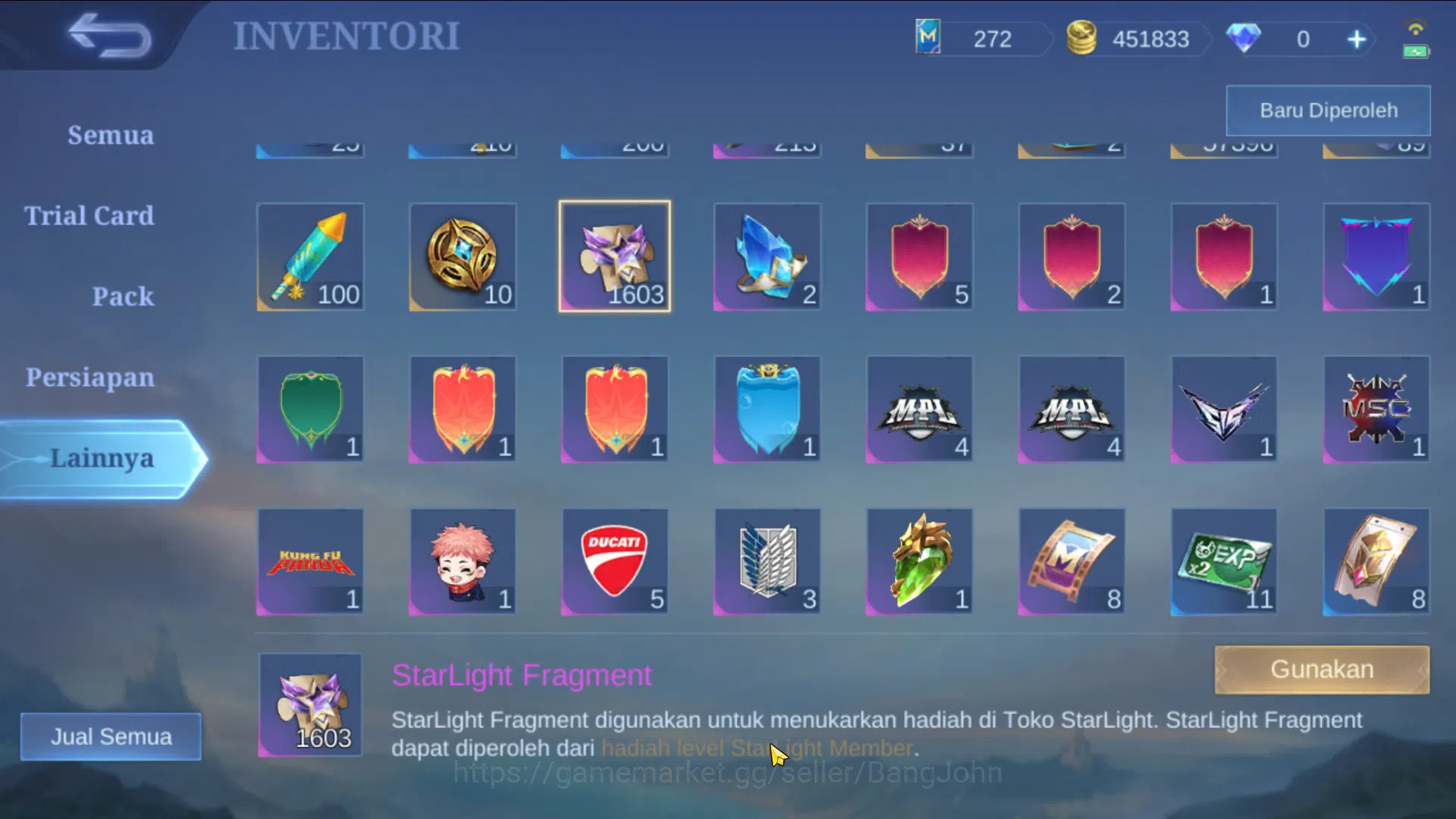 Mobile Legends: Bang Bang Accounts Hero 131|Skin 500|Legend Franco Valir|CC Ling|KOF image 5