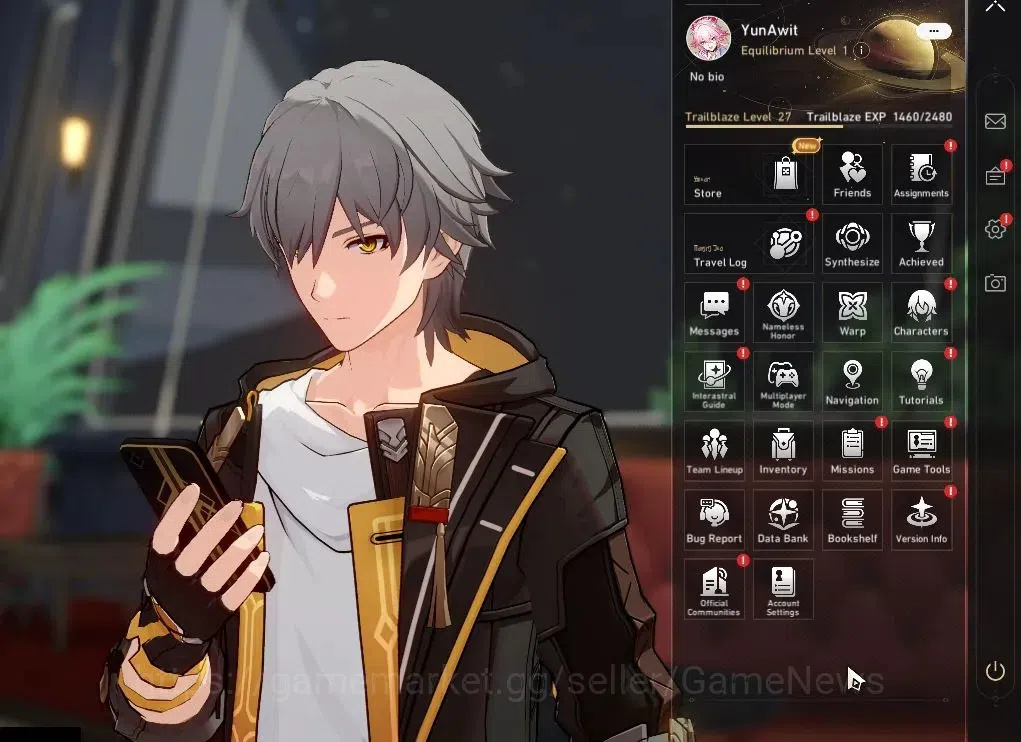 Honkai Star Rail Accounts Asia|TL 27|4 Limited|Evanescia,Sparkle,Dan Heng Pe image 1