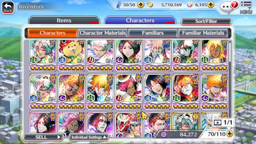Bleach: Brave Souls Accounts Mid-Tier [GLOBAL]6K Orbs+Fresh All Story|Nelliel Orient,Toshiro 3