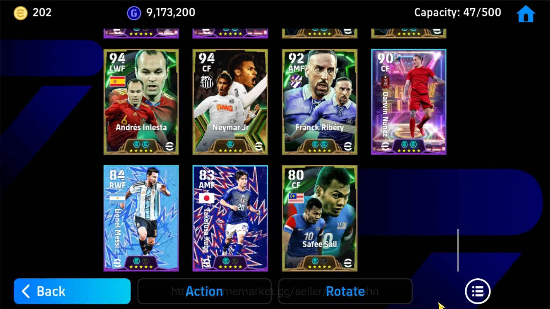 eFootball Accounts Mobile|PW 3204|Bellingham Show,Messi+Griezemann Pa image 1