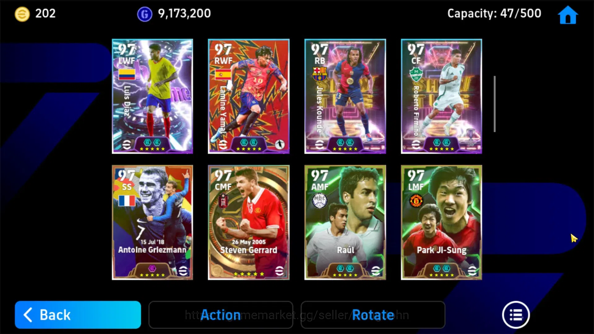 eFootball Accounts Mobile|PW 3204|Bellingham Show,Messi+Griezemann Pa image 5