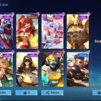 Mobile Legends: Bang Bang Accounts Others Global|56S|Seasoned|LBX Johnson,Epic Nana Rafaela Lancelot Uranus Lunox,BZ