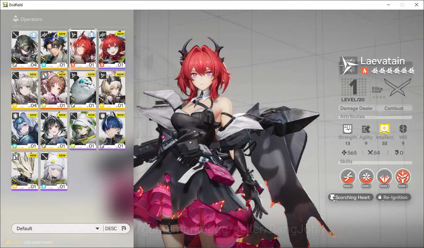 Arknights: Endfield Accounts Starter Lv2 | NA/EU | Limited Laevantain, Ardelia image 2