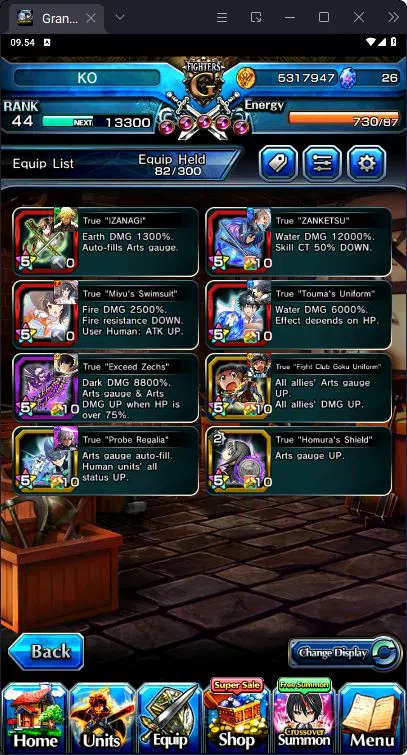 Grand Summoners Accounts [GLOBAL] Rank 44 | 12 Ascend | Paladin Roy | Summe image 2