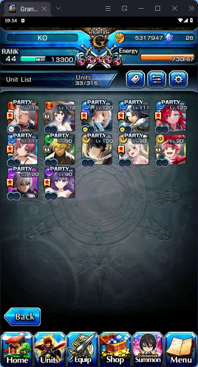 Grand Summoners Accounts [GLOBAL] Rank 44 | 12 Ascend | Paladin Roy | Summe image 3