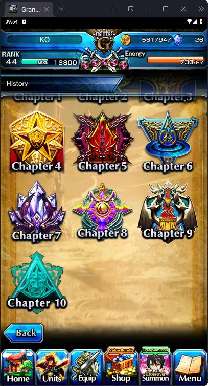 Grand Summoners Accounts [GLOBAL] Rank 44 | 12 Ascend | Paladin Roy | Summe image 5