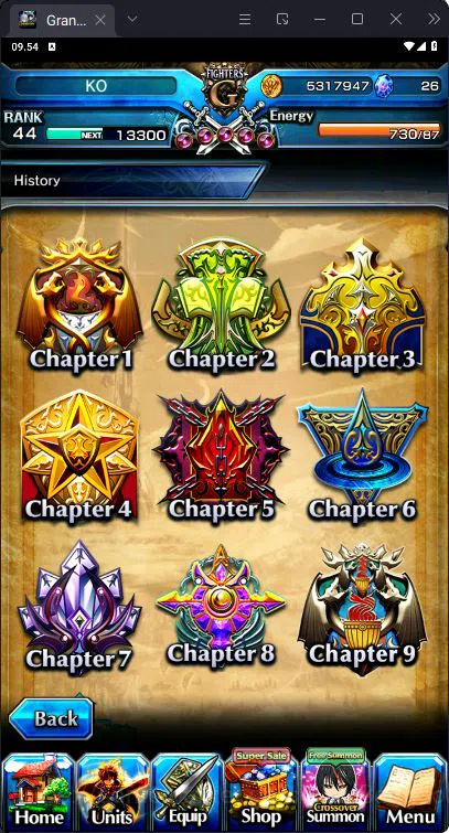 Grand Summoners Accounts [GLOBAL] Rank 44 | 12 Ascend | Paladin Roy | Summe image 6