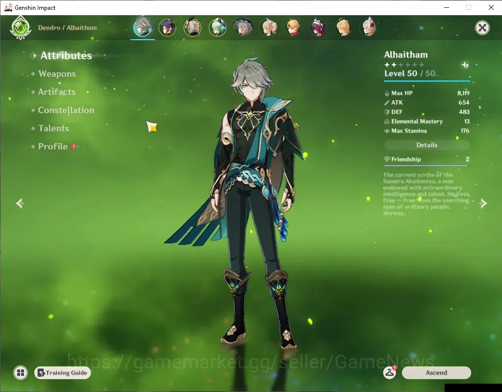 Genshin Impact Accounts ASIA|AR 25|All Unset|1 Limited + 1(*5 Char Standar image 3