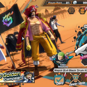 One Piece Bounty Rush Accounts Starter Global|5EX|T4Emperor Luffy,BP Kuzan,KOP Roger,NHQ[Sakazuki],FilmZ Zephyr|Rank