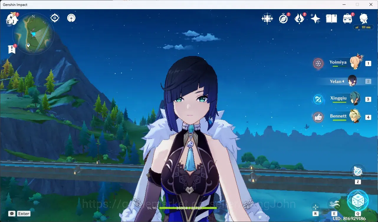 Genshin Impact Accounts Mid-Game | ASIA | AR 53 | UID 81 Yelan + Sign | Ar image 2