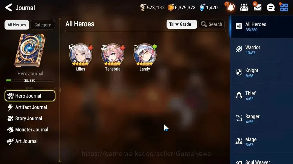 Epic Seven Accounts GLOBAL Unverif|New Era|2 ML(Rhiana N Luciel,LC Bel image 7
