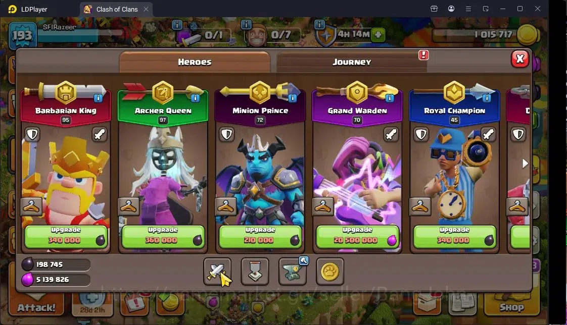 Clash of Clans Accounts Global | TH 17-BH 10|LVL 193|BK 95,AQ 97,MP 72,GW image 11