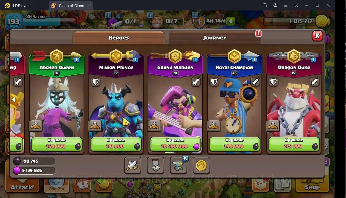 Clash of Clans Accounts Global | TH 17-BH 10|LVL 193|BK 95,AQ 97,MP 72,GW image 12
