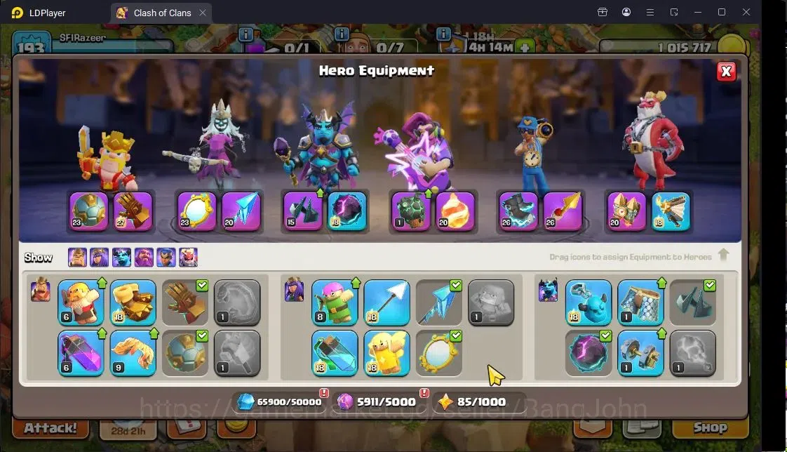 Clash of Clans Accounts Global | TH 17-BH 10|LVL 193|BK 95,AQ 97,MP 72,GW image 14