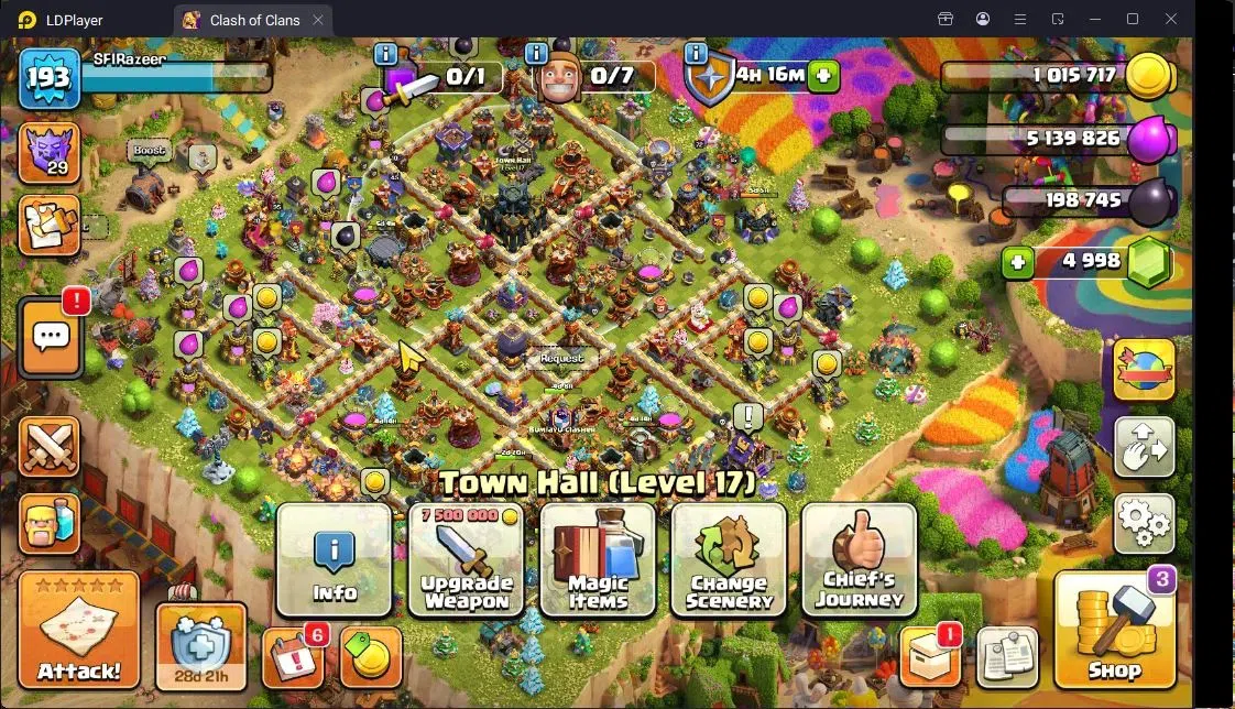 Clash of Clans Accounts Global | TH 17-BH 10|LVL 193|BK 95,AQ 97,MP 72,GW image 4