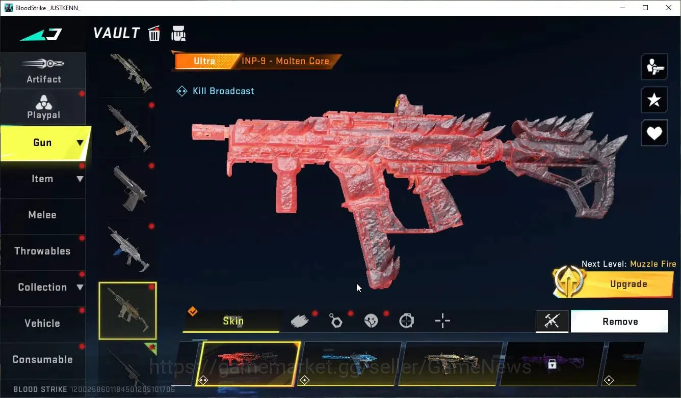 Blood Strike Accounts ASIA|ETERNAL Lv2 M700-Retribution+2 ULTRA Origin12 image 10