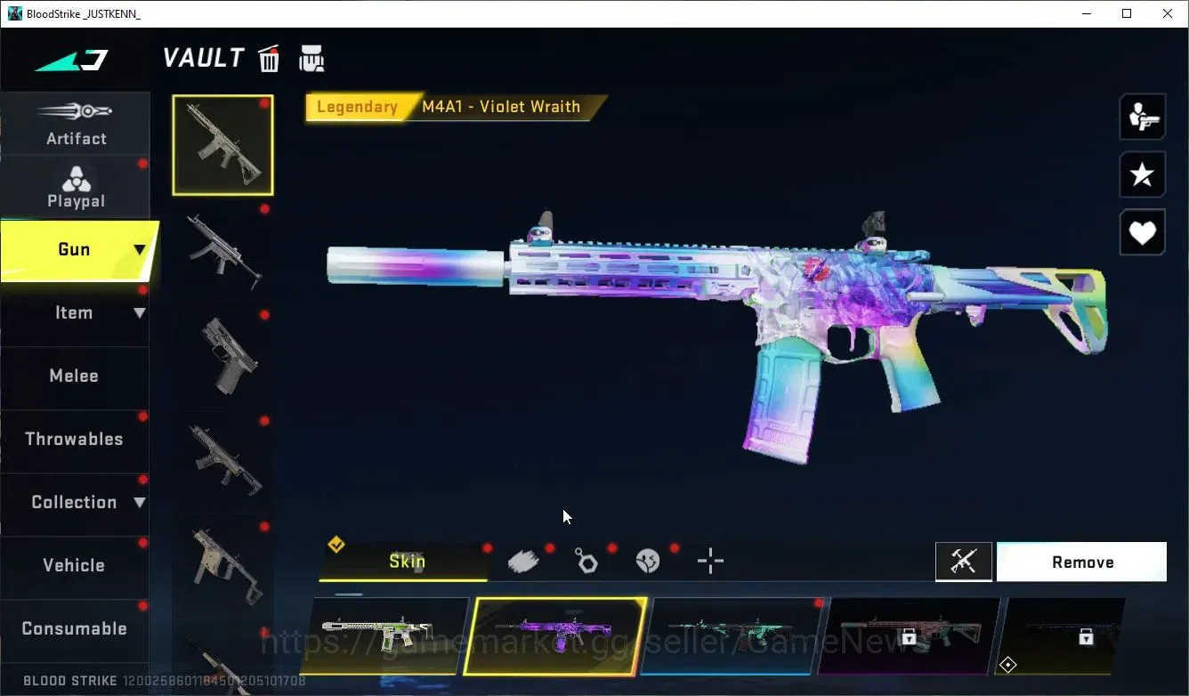 Blood Strike Accounts ASIA|ETERNAL Lv2 M700-Retribution+2 ULTRA Origin12 image 11