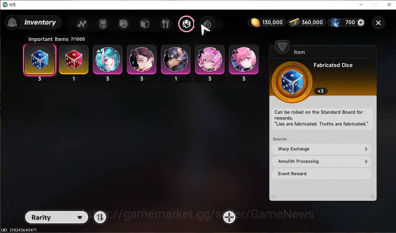 Neverness to Everness Accounts GLOBAL SEA|HL 3|3 SSR (Lacrimosa+Skin,Hotori),Baic image 10