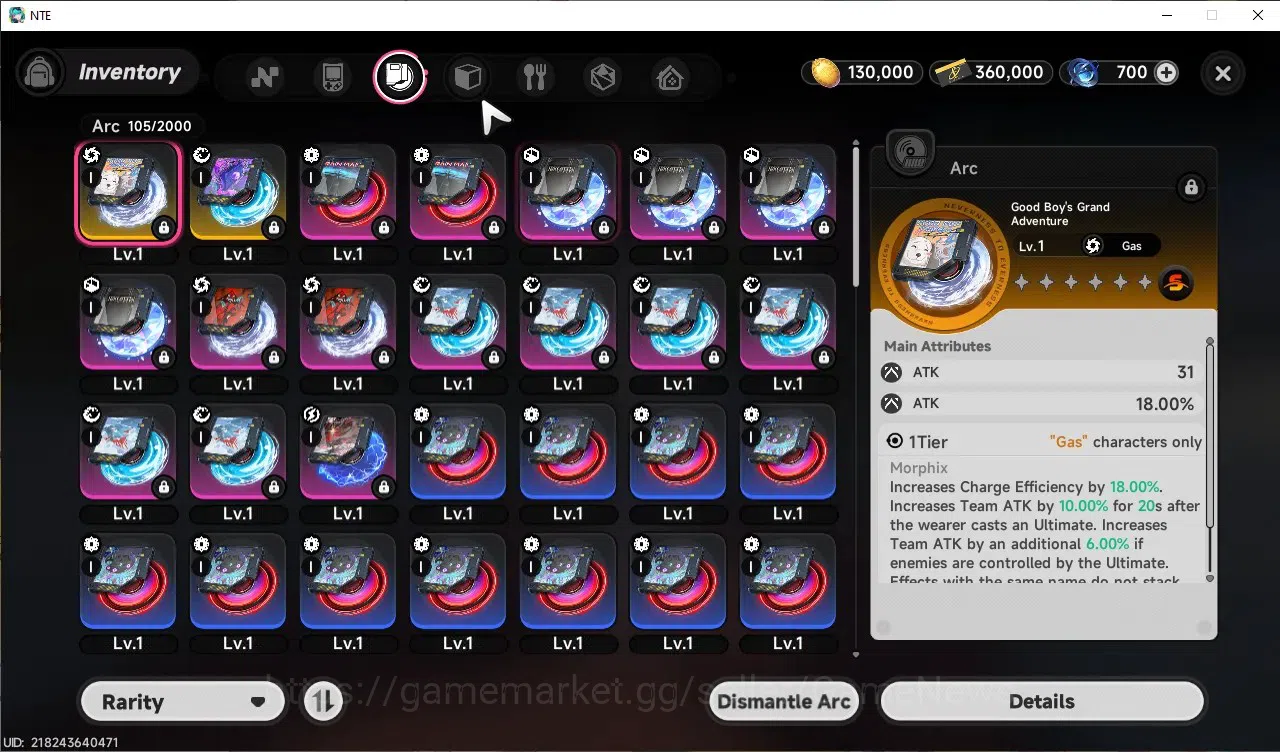 Neverness to Everness Accounts GLOBAL SEA|HL 3|3 SSR (Lacrimosa+Skin,Hotori),Baic image 9