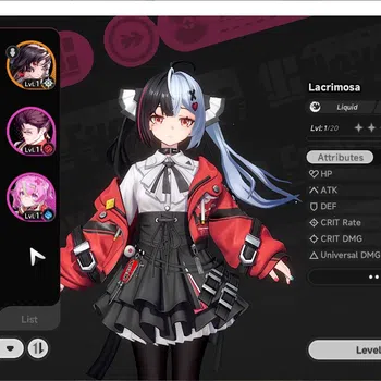 Neverness to Everness Accounts GLOBAL SEA|HL 3|3 SSR (Lacrimosa+Skin,Hotori),Baic image 1