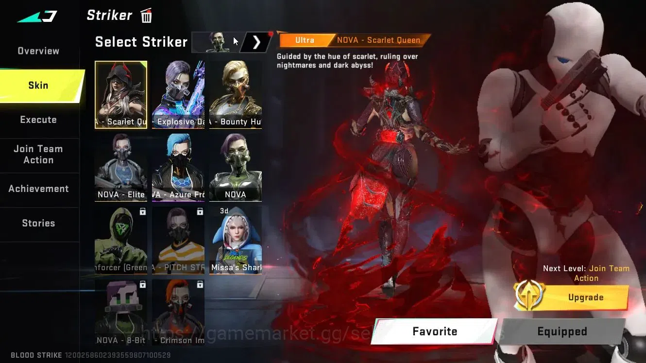 Blood Strike Accounts Collab Skin ASIA|3 ETERNAL (M4A1-Blight Lv5, MP5-Bloodrift Lv5, Vector)|Collab Ethan-Byakuya|ULTRA 11