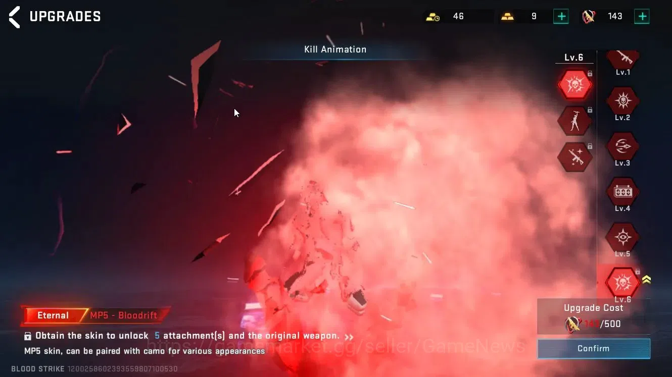 Blood Strike Accounts Collab Skin ASIA|3 ETERNAL (M4A1-Blight Lv5, MP5-Bloodrift Lv5, Vector)|Collab Ethan-Byakuya|ULTRA 19