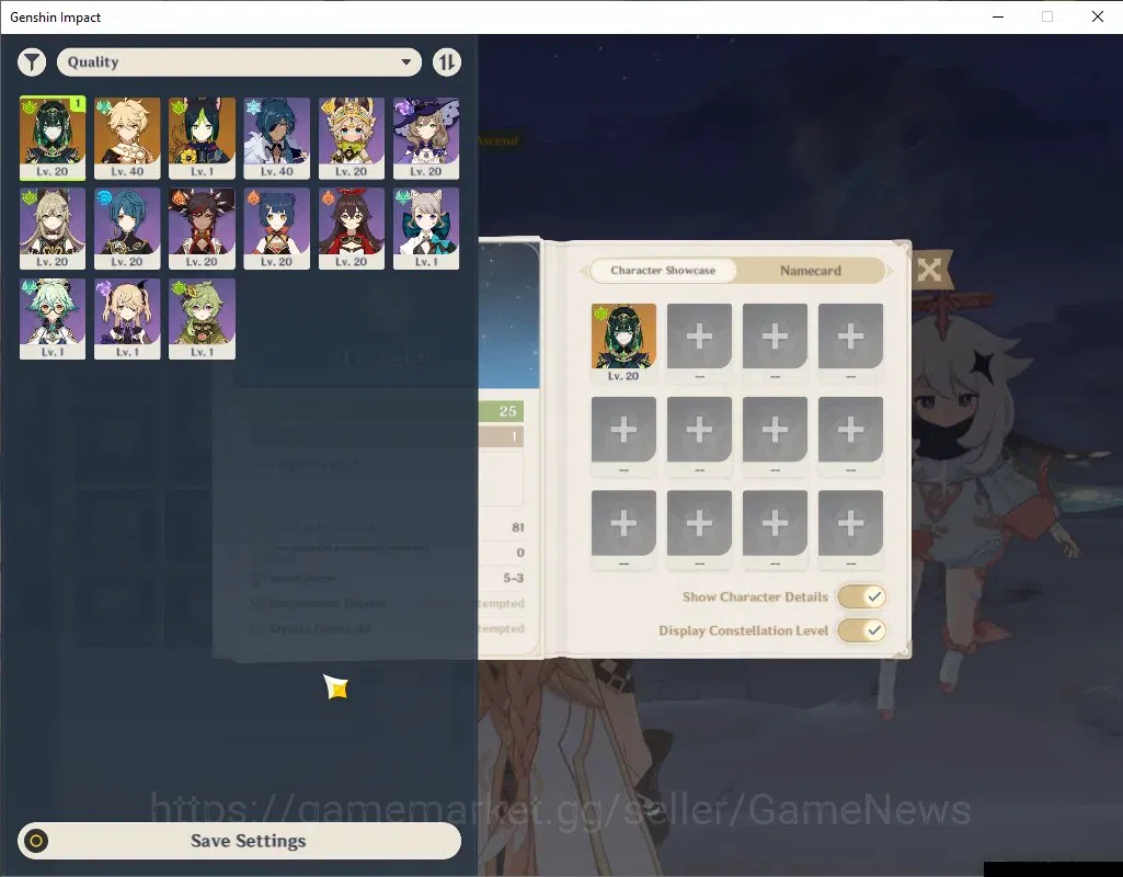Genshin Impact Accounts Asia|AR 25|1 Limited + 1 (*5 Weapon)| Nefer |Low M image 2