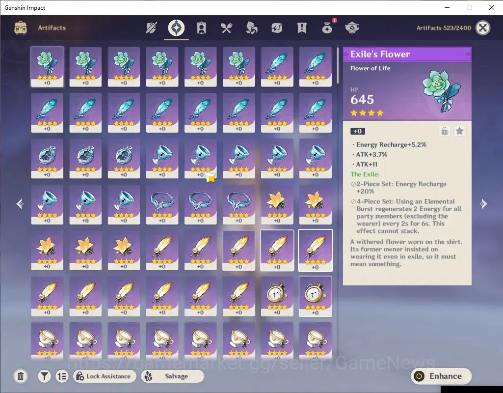 Genshin Impact Accounts Asia|AR 25|1 Limited + 1 (*5 Weapon)| Nefer |Low M image 4