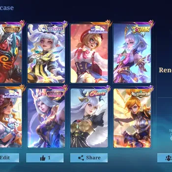 Mobile Legends: Bang Bang Accounts Collector Hero 91|Skin 183|Sanrio(Angela,Floryn),Anual Angela,LboxSelena,CC