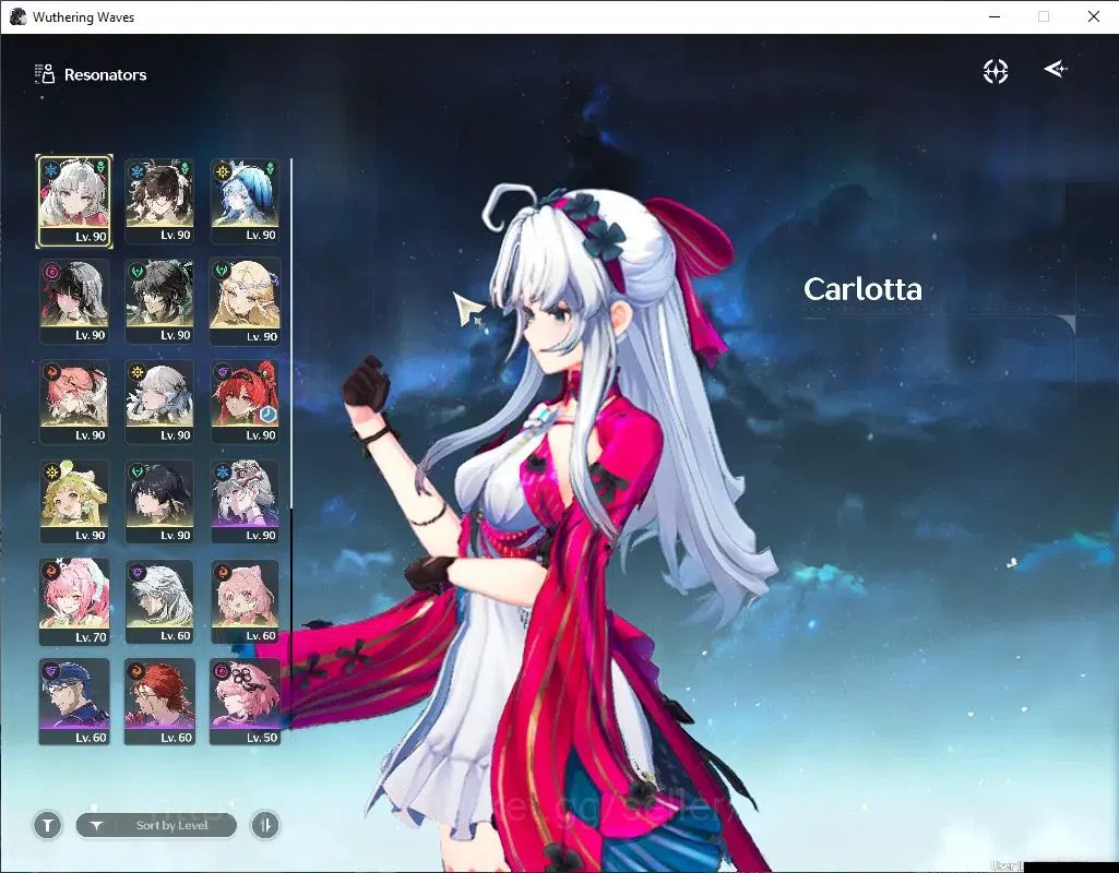 Wuthering Waves Accounts SEA|UL 74|11 Limited|(Cartethyia,Jinshi)+Sign,Luci image 2