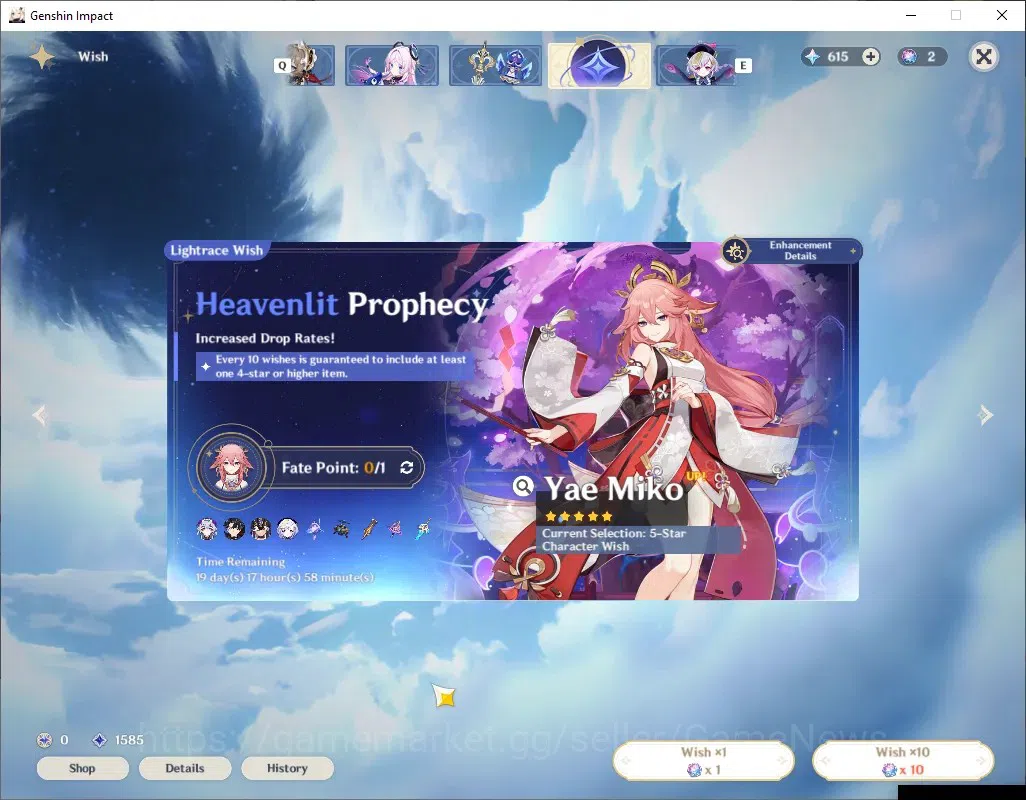 Genshin Impact Accounts ASIA|AR 57|9 Limited + 2 (*5 Weapon)|Mavuika,Skirk image 14