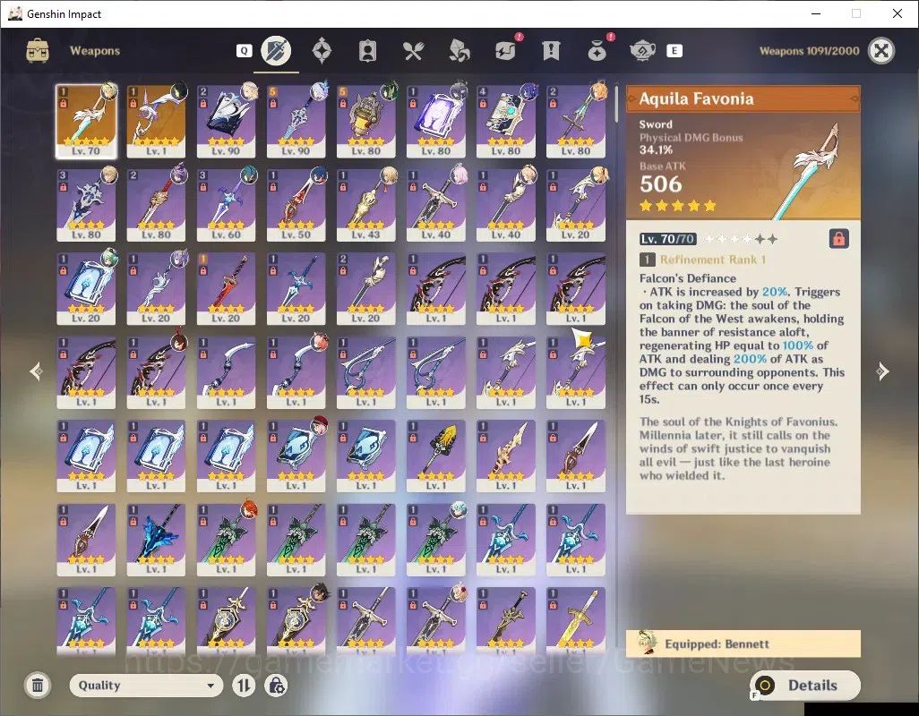 Genshin Impact Accounts ASIA|AR 57|9 Limited + 2 (*5 Weapon)|Mavuika,Skirk image 3