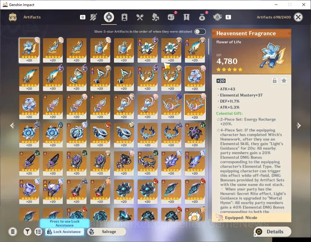 Genshin Impact Accounts ASIA|AR 57|9 Limited + 2 (*5 Weapon)|Mavuika,Skirk image 4