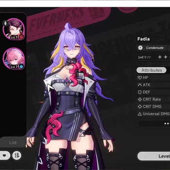 Neverness to Everness Accounts GLOBAL NA|HL 3|1 SSR Fadia |Outfit Hotori + Her Ar image 1