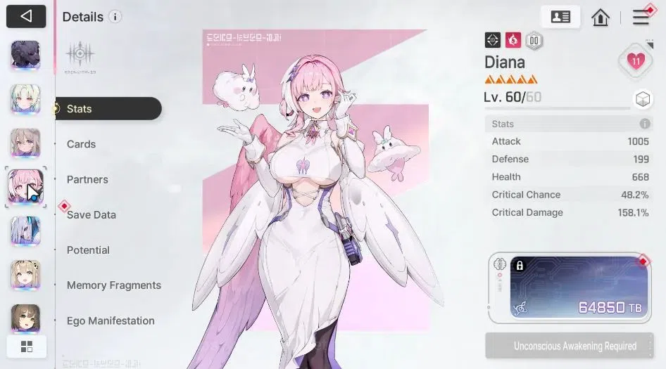 Chaos Zero Nightmare Accounts ASIA|Lv 54|11 SSR ([Adelheid,HaidemariM1,Diana,Nar image 20
