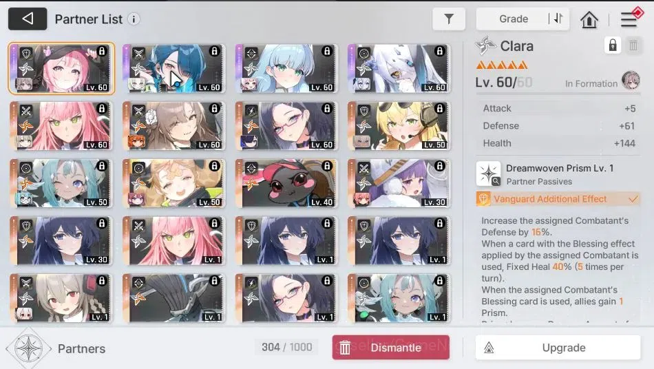 Chaos Zero Nightmare Accounts ASIA|Lv 54|11 SSR ([Adelheid,HaidemariM1,Diana,Nar image 7