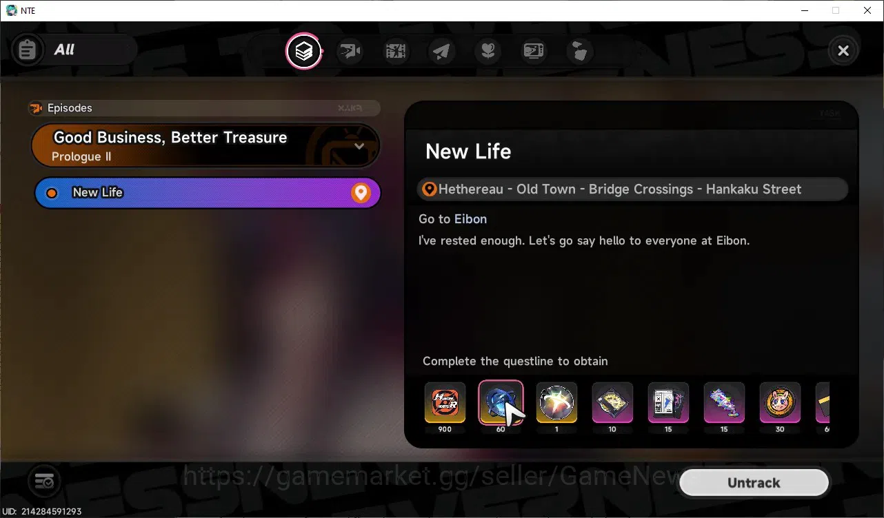 Neverness to Everness Accounts Global NA|HL 5|2 SSR 1 Limited [Shinku+Sign],Fadia|2 Selector|Tomato & Underboss 16