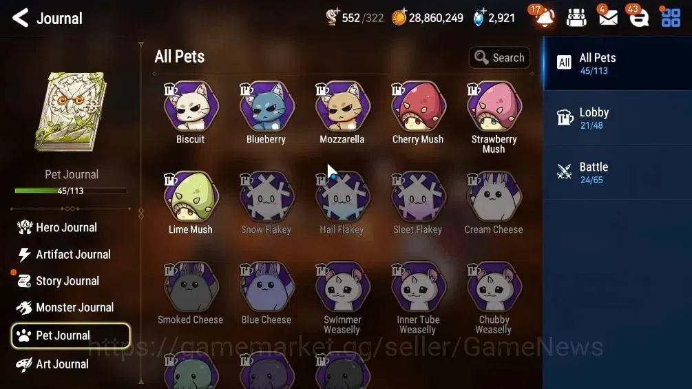 Epic Seven Accounts Limited Hero GLOBAL UNVerif|12 ML(Salome,LOT Scales,WOTM Tenebria,Etc)+Rinak,Setsuka|AUTO WBC Hunt|2,9K 16