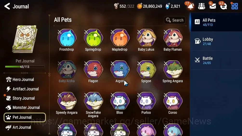Epic Seven Accounts Limited Hero GLOBAL UNVerif|12 ML(Salome,LOT Scales,WOTM Tenebria,Etc)+Rinak,Setsuka|AUTO WBC Hunt|2,9K 17