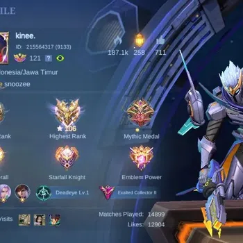 Mobile Legends: Bang Bang Accounts Others Global|Skin396|Exalted|Legend Gusion+Granger,KOF