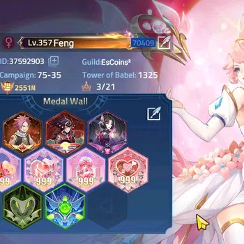 Mobile Legends: Adventure Accounts Server 70xxx Lvl 357 | Hero 416 | 20 Hero Nexus | 18 Hero UR | VIP 10 Power 2551M | 10