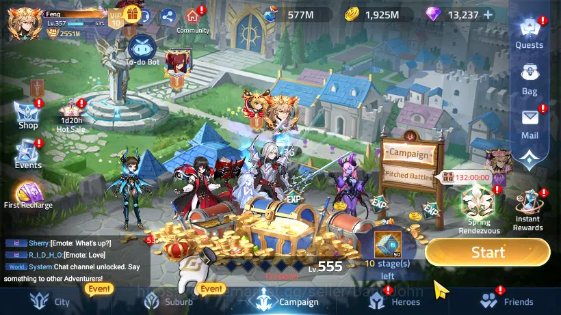 Mobile Legends: Adventure Accounts Server 70xxx Lvl 357 | Hero 416 | 20 Hero Nexus | image 13