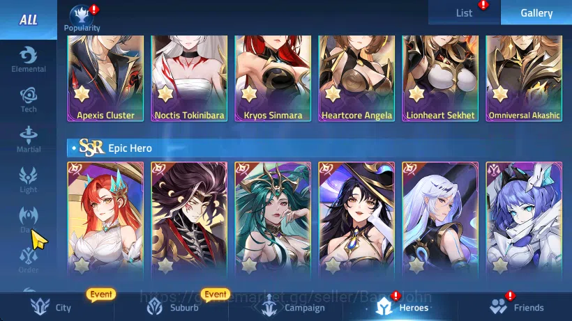 Mobile Legends: Adventure Accounts Server 70xxx Lvl 357 | Hero 416 | 20 Hero Nexus | image 2