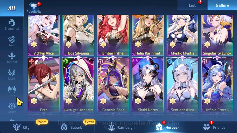 Mobile Legends: Adventure Accounts Server 70xxx Lvl 357 | Hero 416 | 20 Hero Nexus | image 3