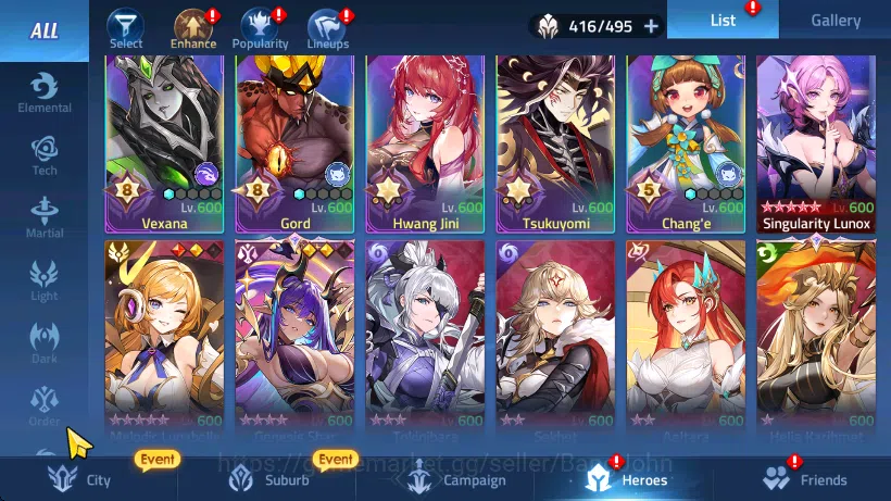 Mobile Legends: Adventure Accounts Server 70xxx Lvl 357 | Hero 416 | 20 Hero Nexus | image 7