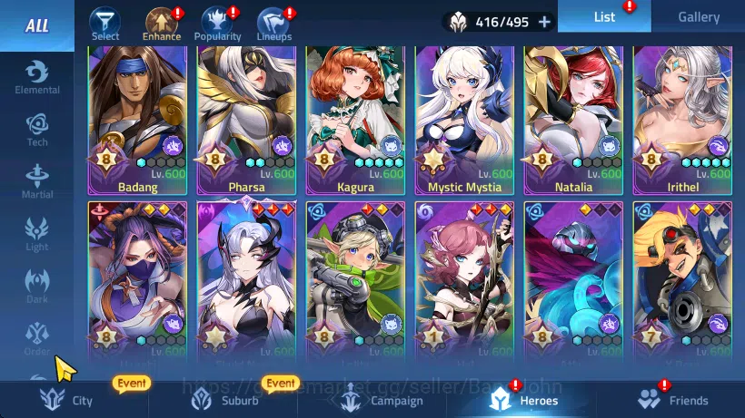 Mobile Legends: Adventure Accounts Server 70xxx Lvl 357 | Hero 416 | 20 Hero Nexus | image 8