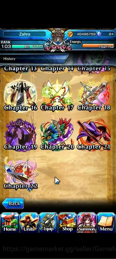 Grand Summoners Accounts Global|Rank 103|1 Sp Art|25 Ascend+11 TW|[Inumuta, image 12