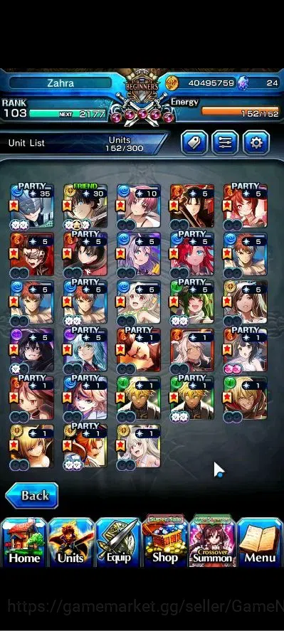 Grand Summoners Accounts Global|Rank 103|1 Sp Art|25 Ascend+11 TW|[Inumuta, image 5